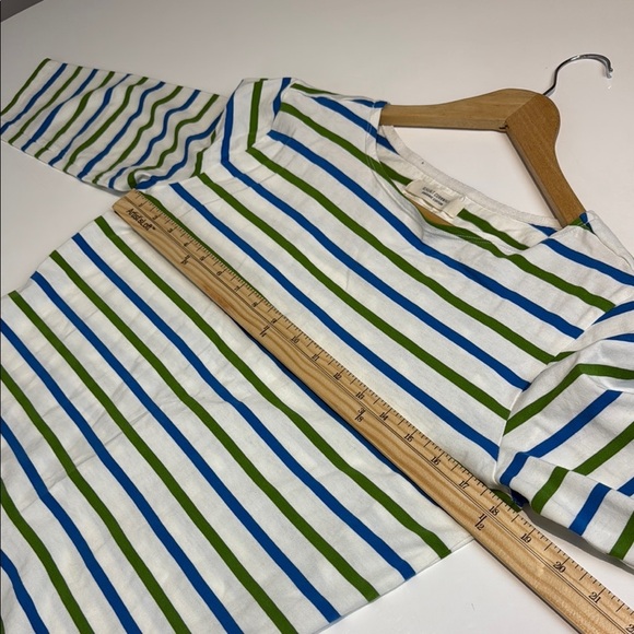 Seasalt Cornwall Striped Organic Cotton Sailor Top Size 8 - Picture 5 of 7